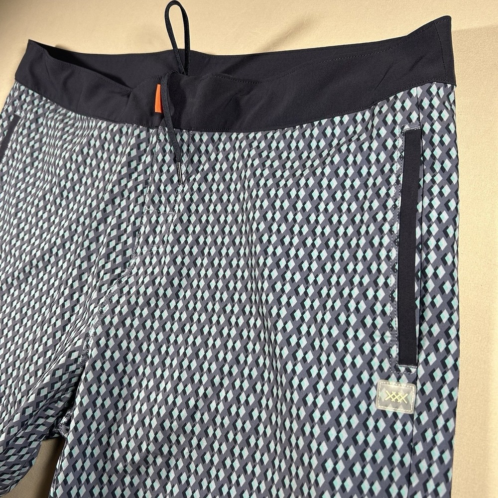 Mens Rhone Point Break Board Shorts 36 Lined Hybrid Swim Trunks 7in Stretch - Picture 2 of 11